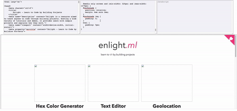 Build A Live Code Editor With Html Css Js Enlight