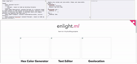 javascript css html editor